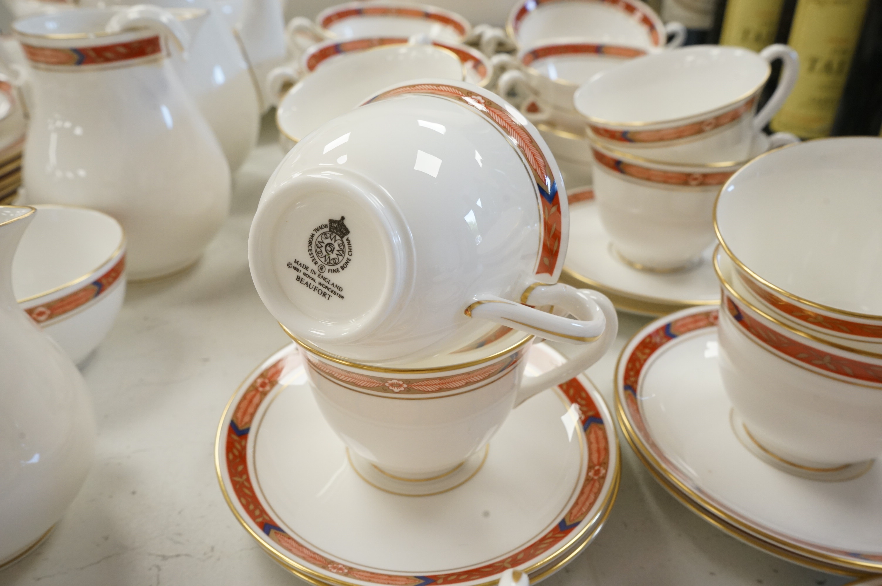 A Royal Worcester Beaufort dinner service